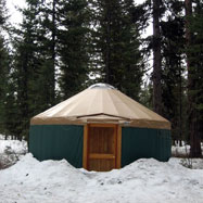 Yurt at MOSS, Ponderosa State Park Yurt at MOSS, Ponderosa State Park