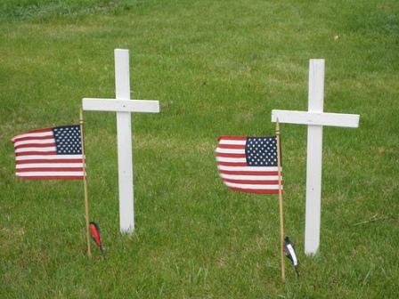 Memorial Day flags