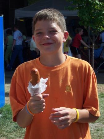 Corndog at the Iowa State Fair Corndog at the Iowa State Fair