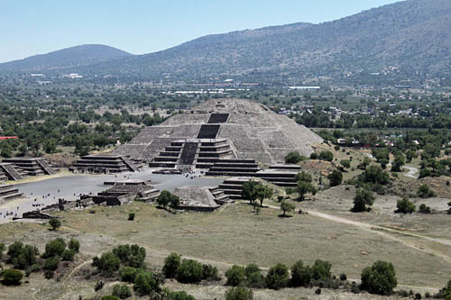 View of Teotihuacan's Pyramid