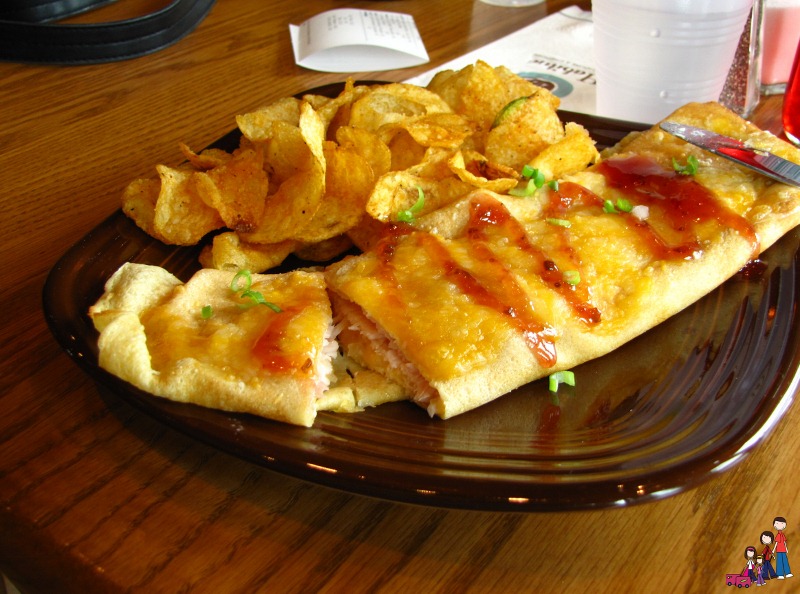 Raspberry Jalapeno Turkey Crepe at Habitue, LeMars, Iowa
