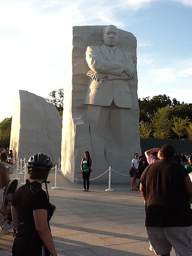 The new Martin Luther King Memorial in Washington, D.C. 