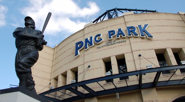 PNC Park sits on Pittsburgh's North Shore just across from downtown