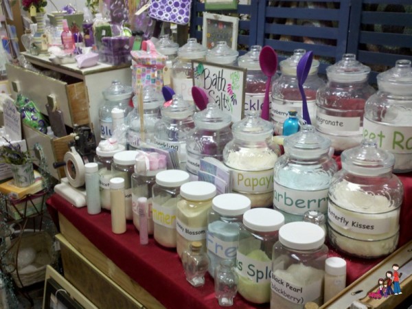 Gourmet Bath Salts at Cornerstone Cottage Hampton Iowa