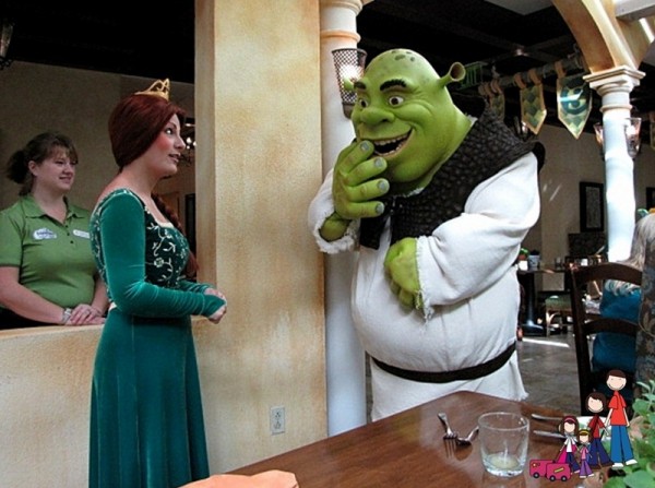 Shrek and Fiona at Gaylord Palms orlando