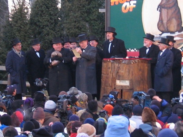 Groundhog Day in Punxsutawney, Pennsylvania