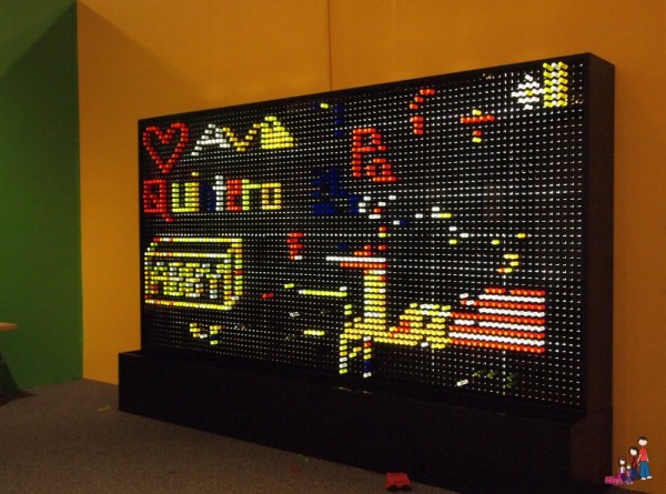 Life Size Lite Brite at Arizona Museum for Youth