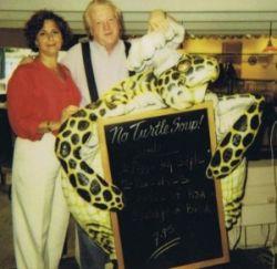 Milton the Turtle, Bridge Hotel, Boca Raton, Fla.