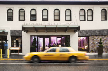best western president hotel exterior