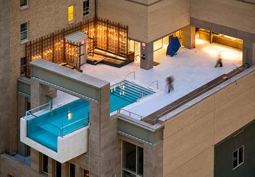 Rooftop Pool at The Joule, Dallas