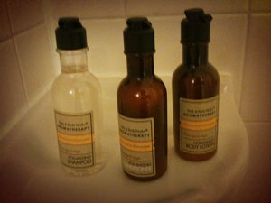 west palm beach marriott bathroom freebies