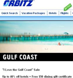 Orbitz Gulf Coast Sale Orbitz Gulf Coast Sale