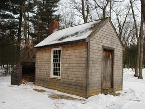 Crashing this replica of Henry David Thoreau's one-room house is your only lodging option at Walden Pond State Reservation.