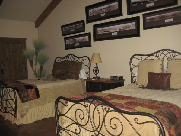 Oil Boomtowns Suite #2 12 Themed Suites Are Available at Wildcatter Ranch. This is the Oil Boomtown Suite. Photo courtesy of Luxury Travel Writer Nancy D. Brown