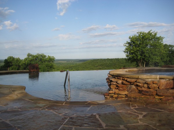 Wildcatter Infinity Pool Wildcatter Ranch Infinity Pool and Hot Tub Overlooking Young County, Texas