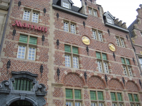 Three year old Marriott Ghent, located in Belgium combines the old with the new. Historic location overlooking the Leie River. Luxury Travel Writer Nancy D. Brown