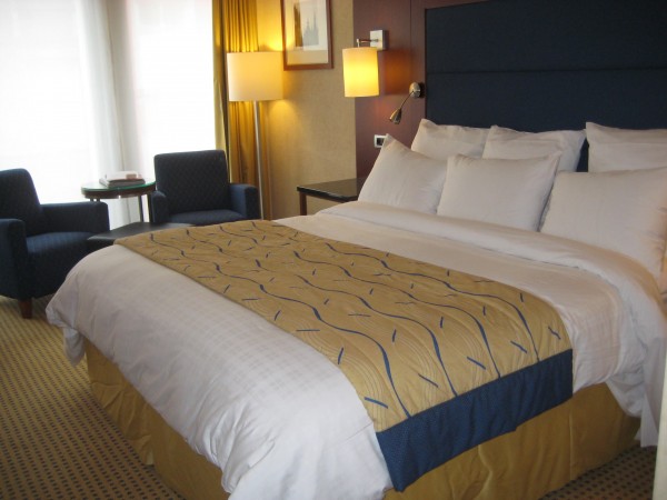 Travel Writer Nancy D. Brown stays in Quality Rm 306 Marriott Ghent, Belgium