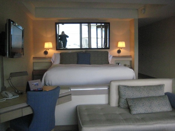 Luxury Travel Writer Nancy D. Brown, Pet-friendly Coeur d'Alene Resort and Spa Premiere Lakeview Room, Fireplace