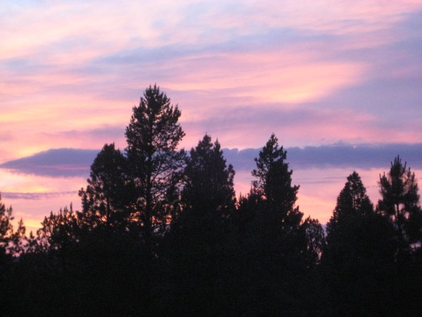 Sunriver, Oregon, sunset,  Nancy D. Brown