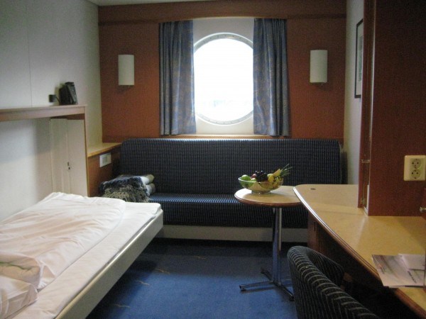 Hurtigruten Cabin MS Midnatsol Hurtigruten, Norway, MS Midnatsol, Nancy D. Brown, travel, lodging