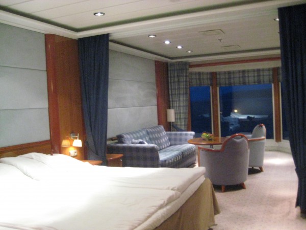Hurtigruten Suite Hurtigruten, Norway, Authentic Norway, cruise, Nancy D. Brown, travel, ship