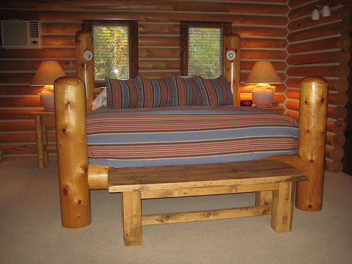 "Castle Rock Log Bed"