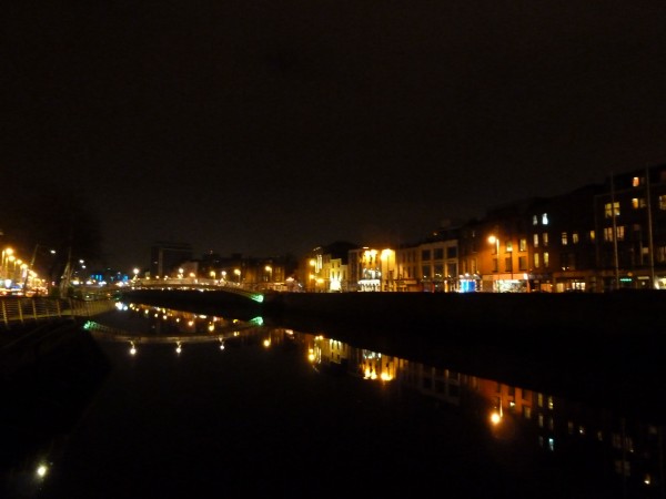 Dublin at Night, River Liffey