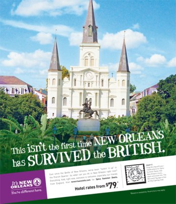 New Orleans British ad