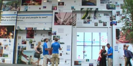 Canada Tourism Twitter Wall