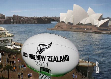 Tourism NZ Giant Rugby Ball in