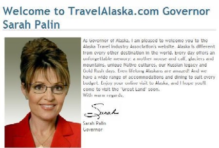 Former Gov. Sarah Palin on TravelAlaska.com Former Gov. Sarah Palin on TravelAlaska.com