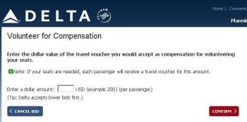Delta web based bumping auctions