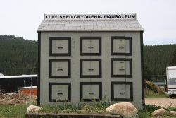 Tuff Shed in Nederland with Frozen Dead Guy